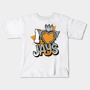 I Love Jays Light Curry Kids T-Shirt